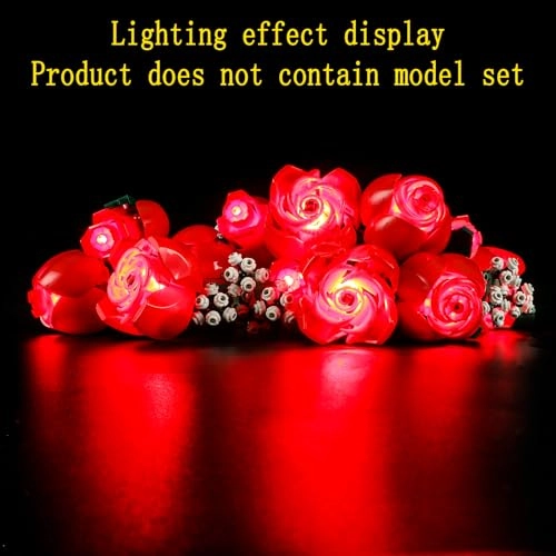 LED Light Kit for LEGO Bouquet of Roses 10328 - USB powered