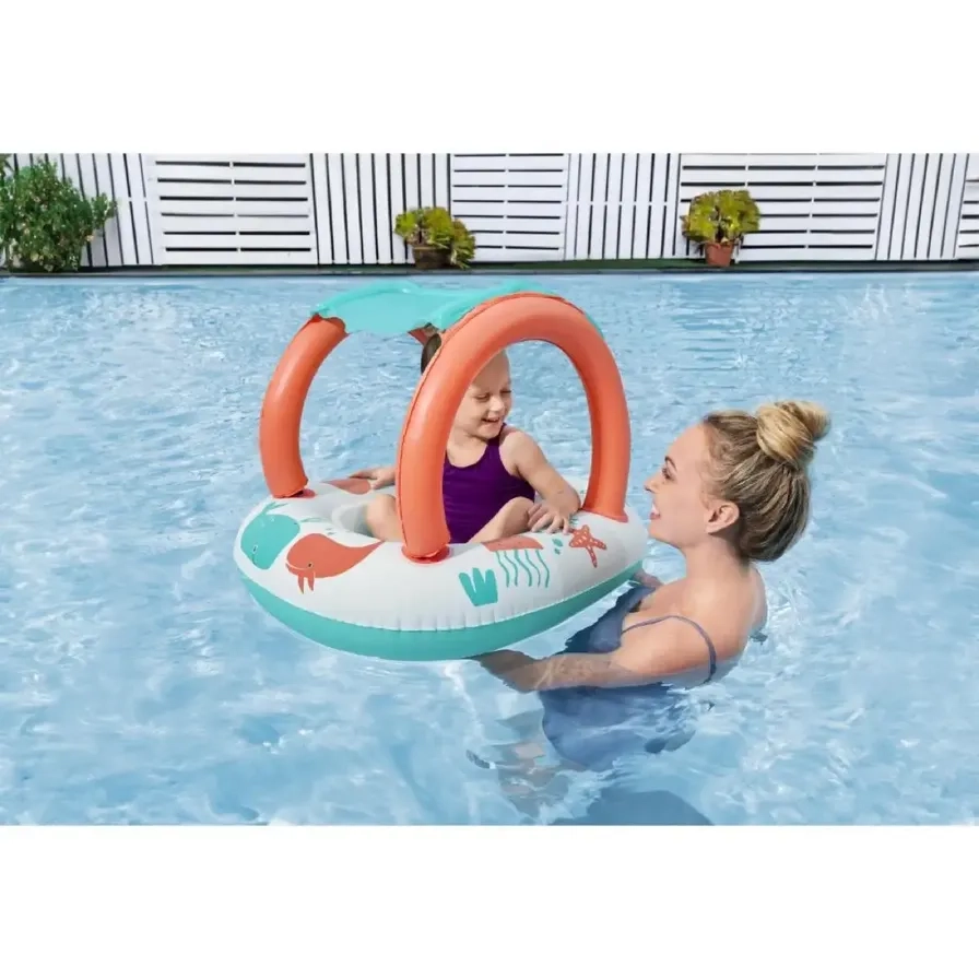 Lil Animal Baby Inflatable Floating Boat - animal 71 x 55 cm