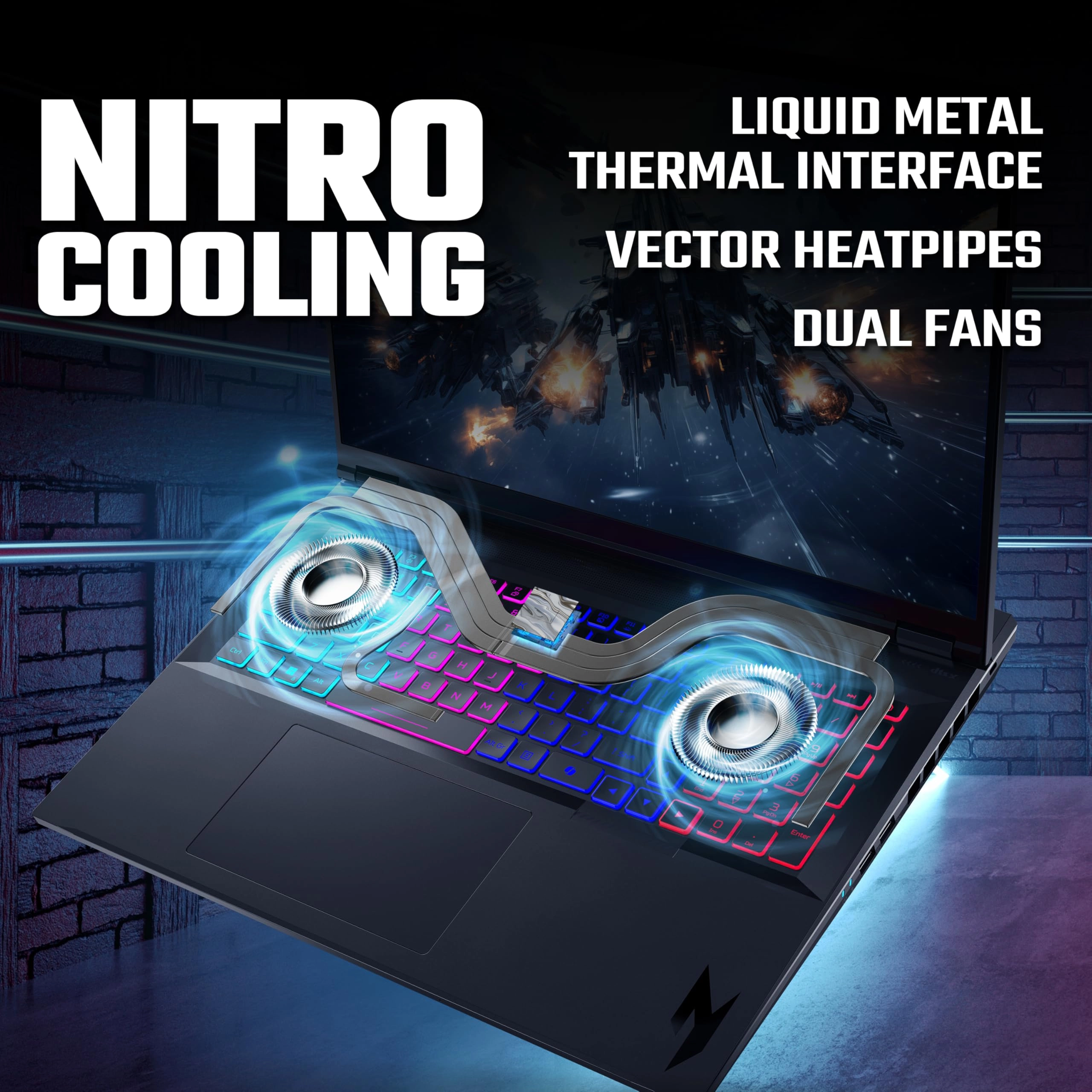 Nitro 18 NH.QYEEK.005 - 18'' AI 9 365 32GB DDR5 1TB SSD