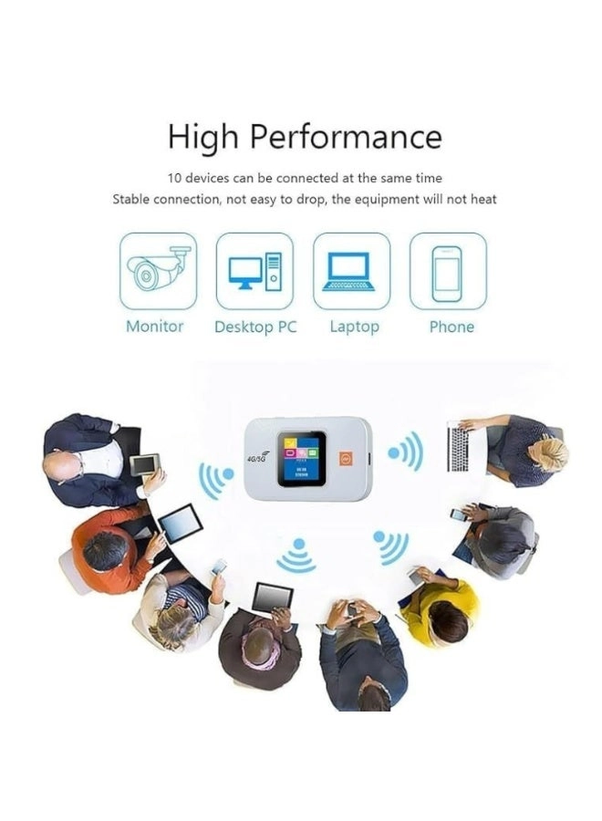 4G LTE Portable WiFi Hotspot Router - IEEE 802.11 b/g 150 Mbps