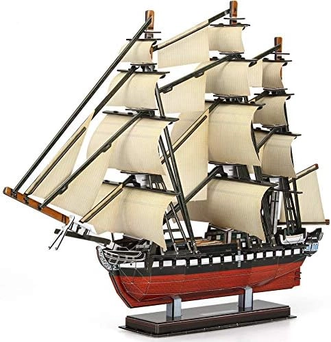 CubicFun USS Constitution Puzzle (T4024h) - 193 pcs
