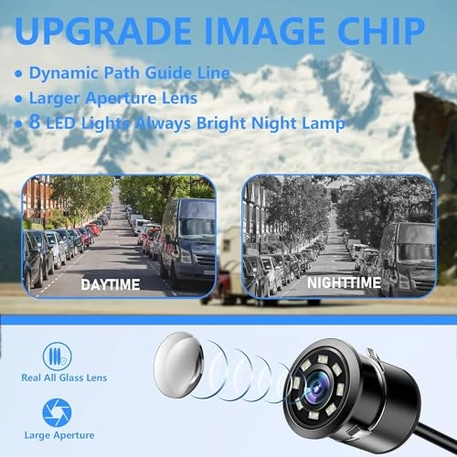 Fisheye AHD Camera - Night Vision Wired 1080P