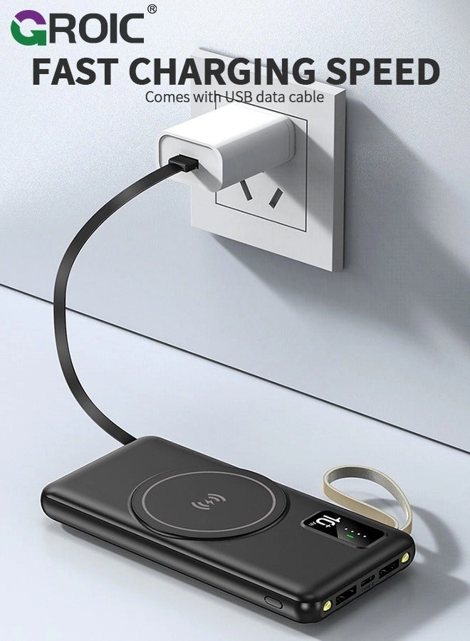 Wireless Portable Charger - 10000 Watt-hour 22.5W Wireless 6