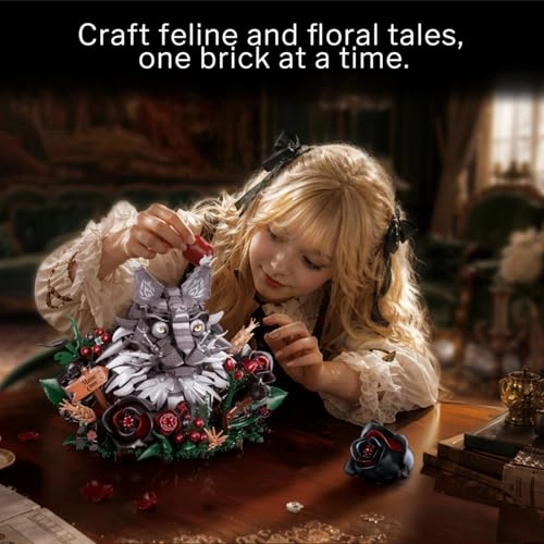Maine Coon Cat Flower - 1056 pcs