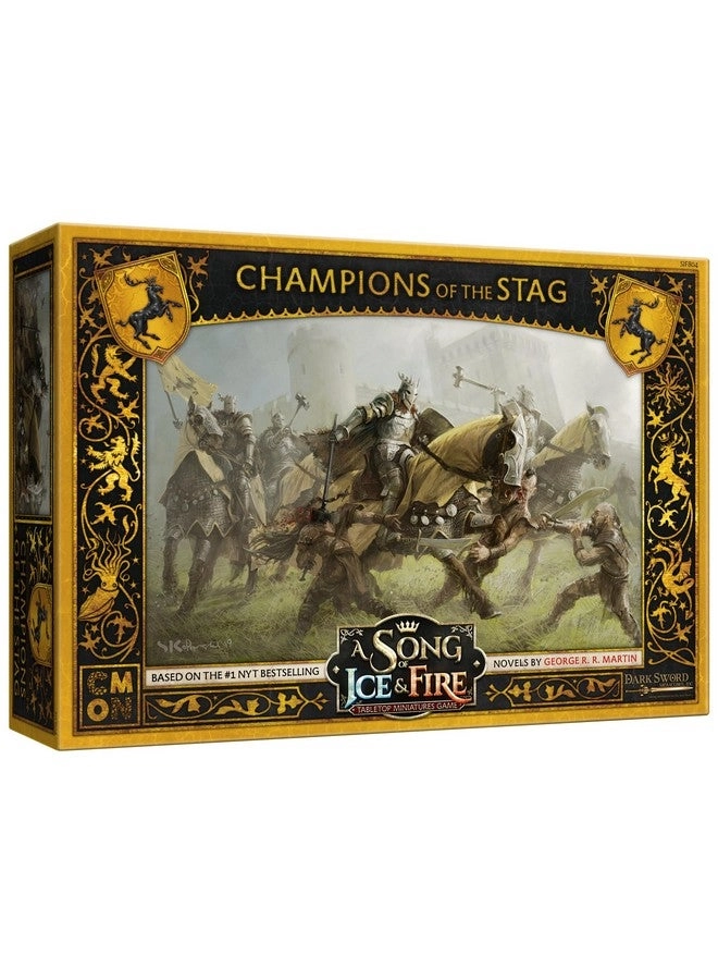 CMON A Song of Ice and Fire Tabletop Miniatures Game: Champions of The Stag Unit Box