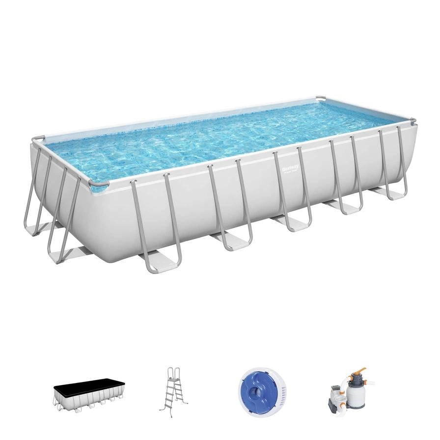 Power Steel Rectangular Pool Set - 19,281 L