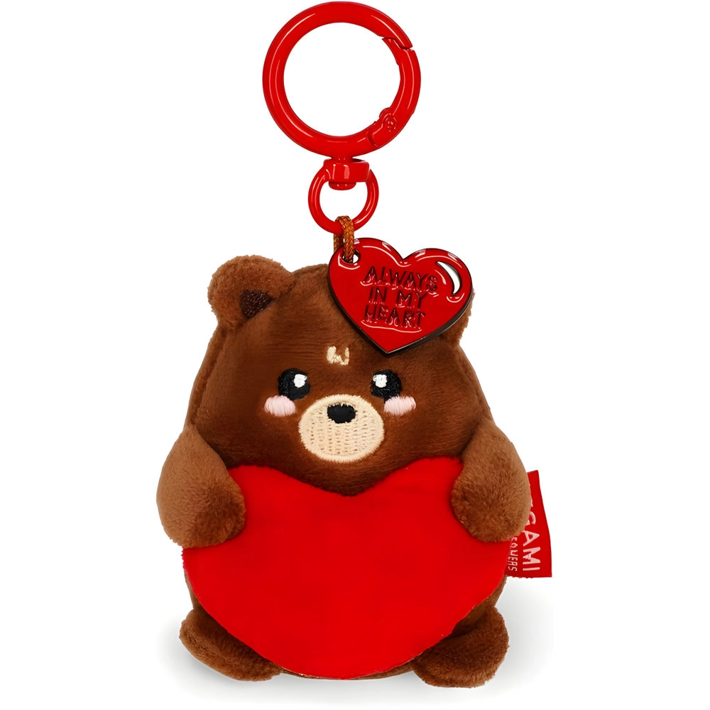Legami Plush Key Ring - Super Soft Tiny Teddy Bear