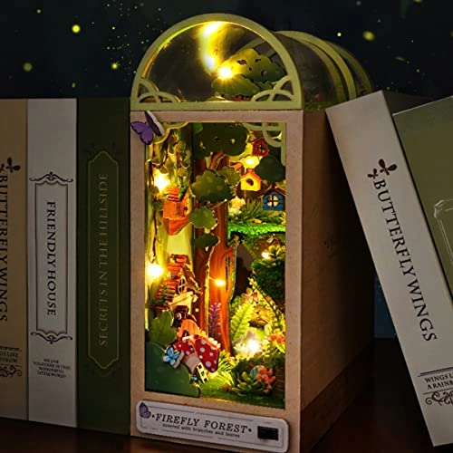 DIY Book Nook Miniature Kit - Firefly Forest