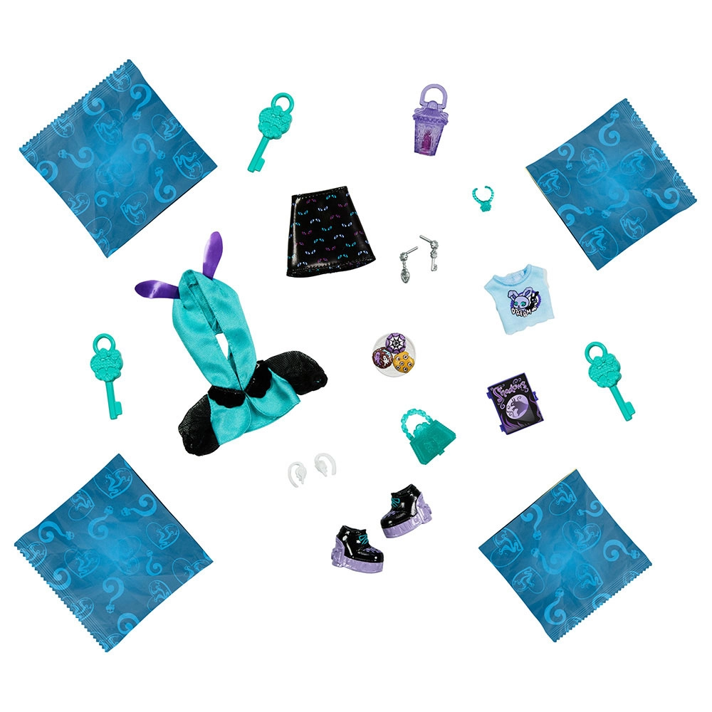 Twyla Doll and Fashion Set - Neon Frights 19+ Surprises Dress-Up Locker Ages 4+