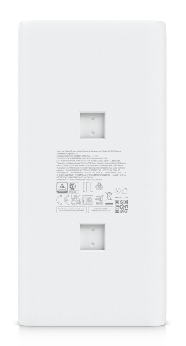 UACC-PoE++-10G - 54 V 10 Gigabit Ethernet