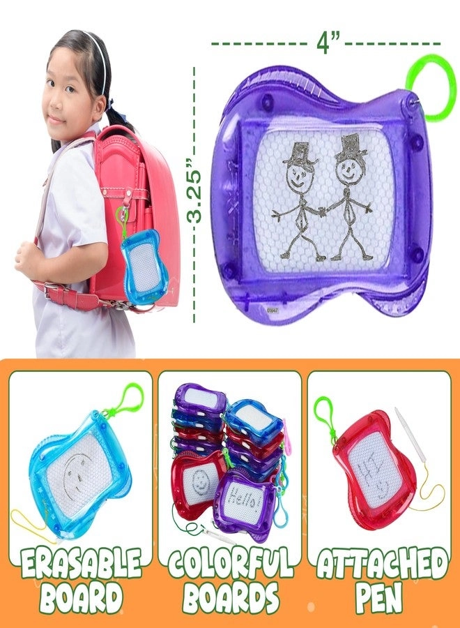 Mini Magnetic Drawing Board - 24 pcs