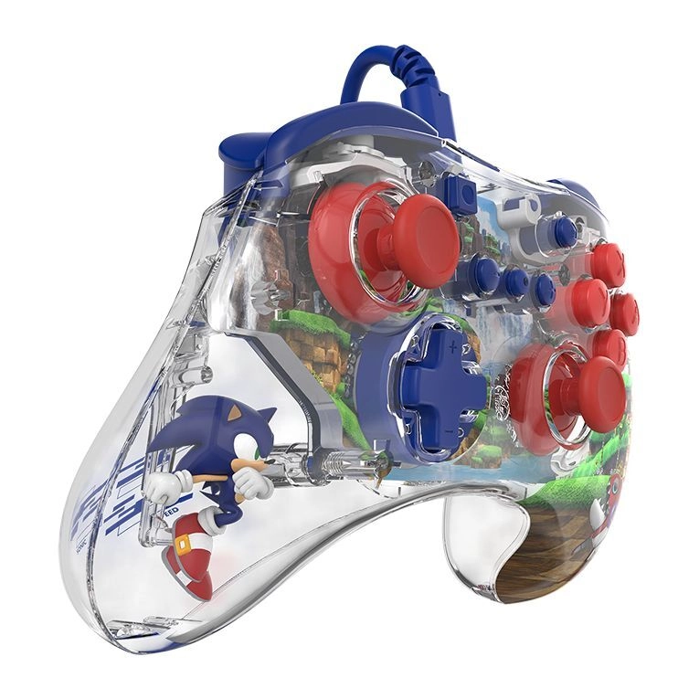 Nintendo Switch Realmz Wired Controller Sonic Green Hill Zone