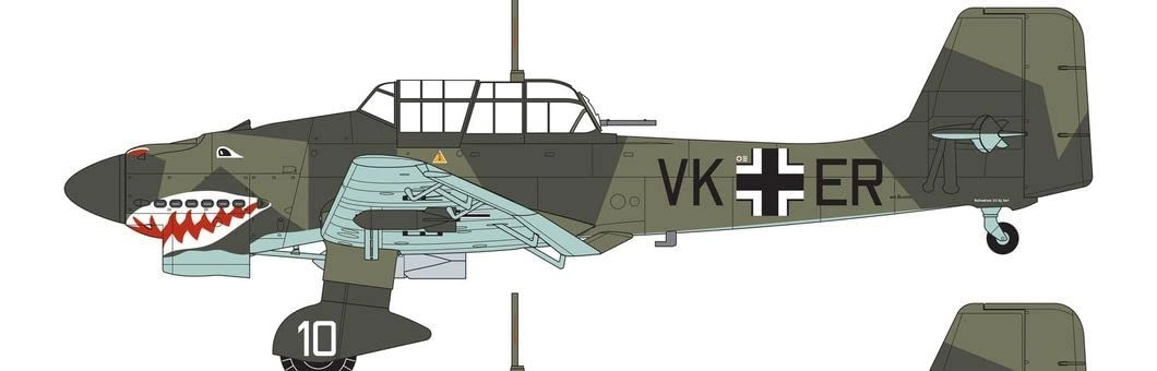 Junkers Ju87 B-1 Stuka Model Kit (A03087A) - 1:72