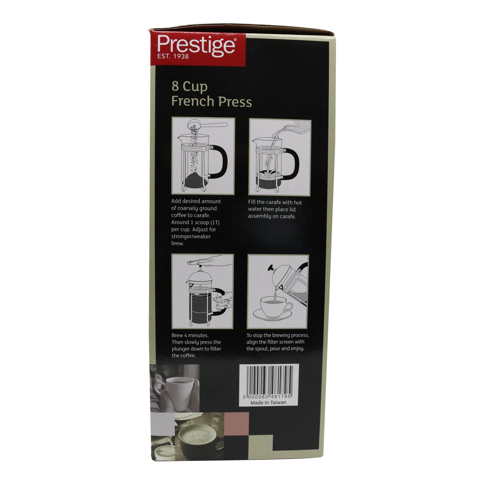 French Press - 8 Cups 1L