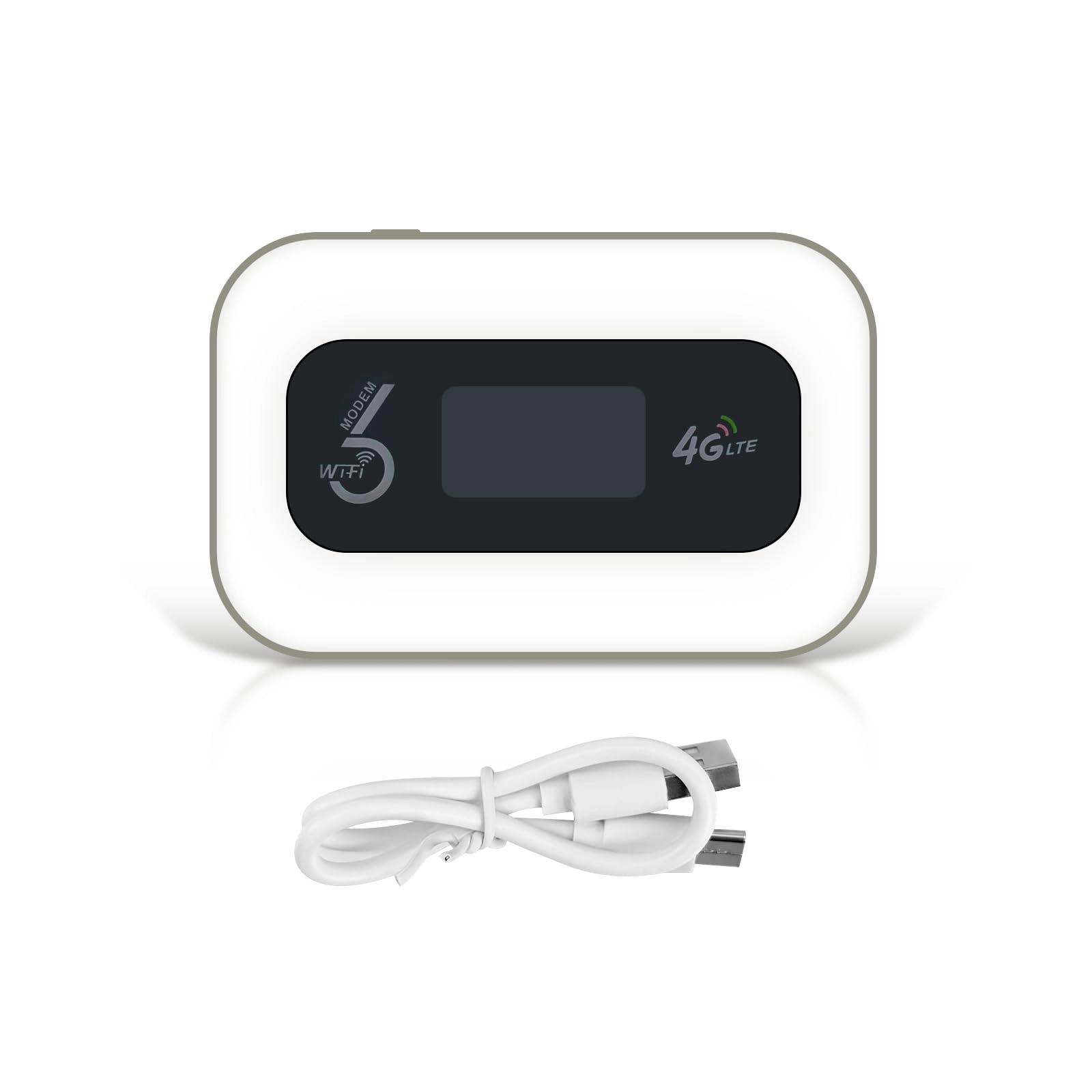 Flylin Portable WiFi Hotspot 4G Router - Unlocked SIM Card Slot Rechargeable Battery