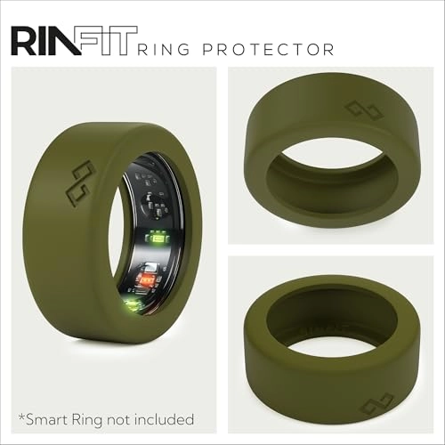 Smart Ring Protector - L for 10/11/12/13 7mm and 8mm Silicone Green