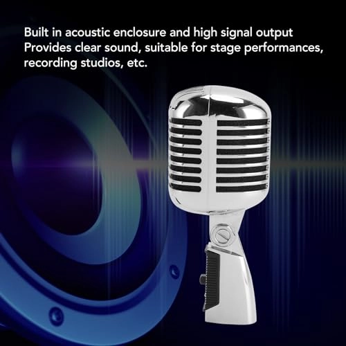 Vintage Style Wired Microphone