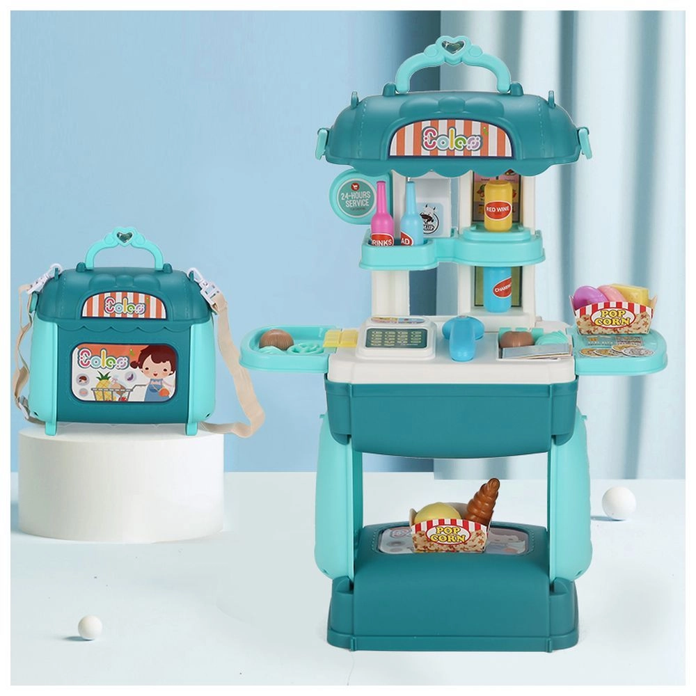 Role Play Shopkeeper Toy Set Satchel - 35pcs (SAM-LS_RPST_MSGR)