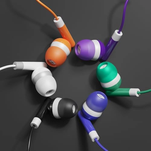 SPT-6MIX Wired Earbud 6 Pack