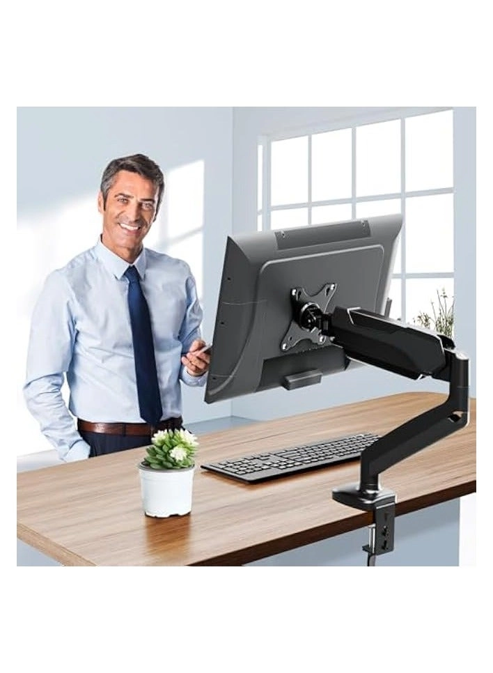 Single Monitor Arm - Single 13-32 Inch VESA 75x75/100x100mm