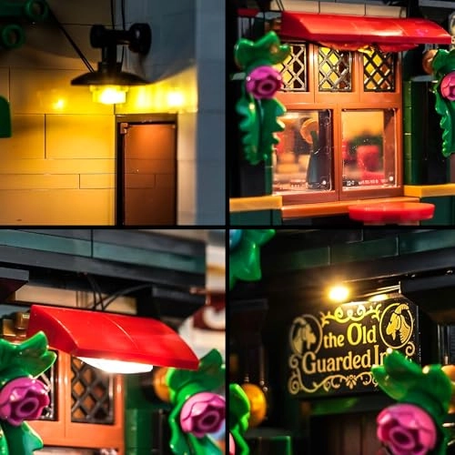 LED Light Set - Compatible with 10350 Tudor Corner 10 light sources