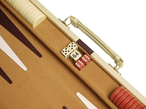 Deluxe Backgammon Set - Camel