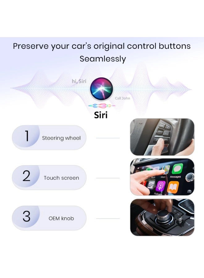 Wireless CarPlay Adapter - Mini Size USB & USB-C
