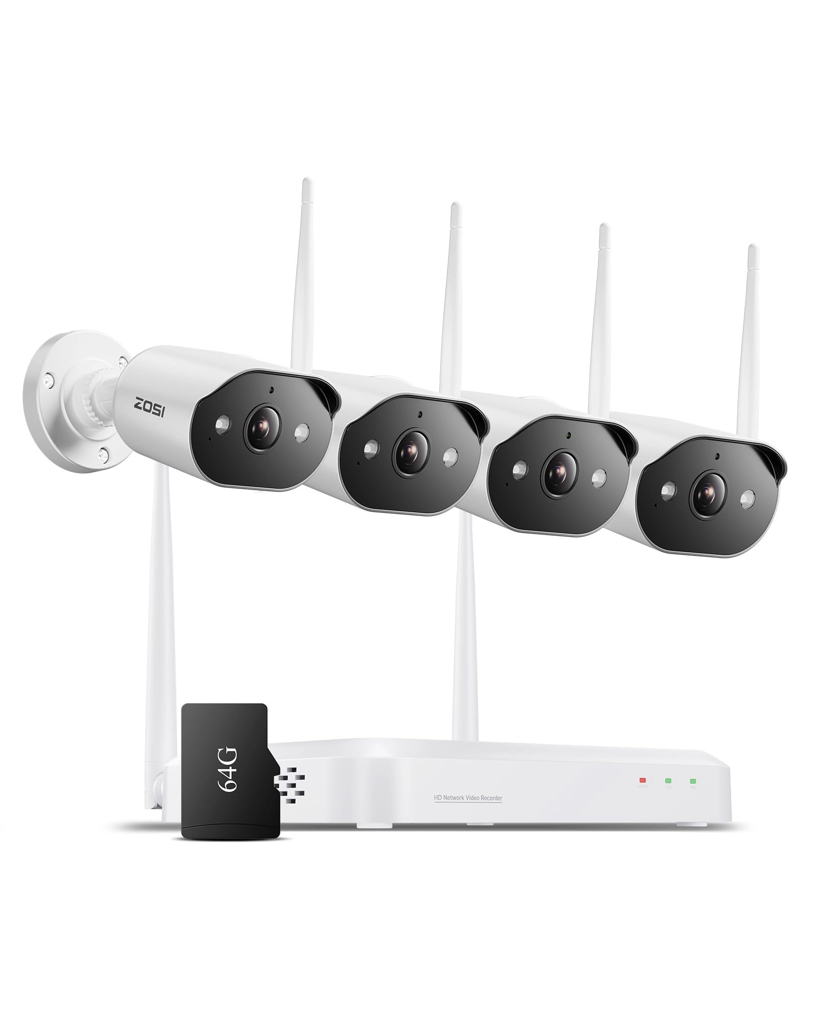 Zosi 2K Wi-Fi 6 Security Camera System - 4 8 3MP