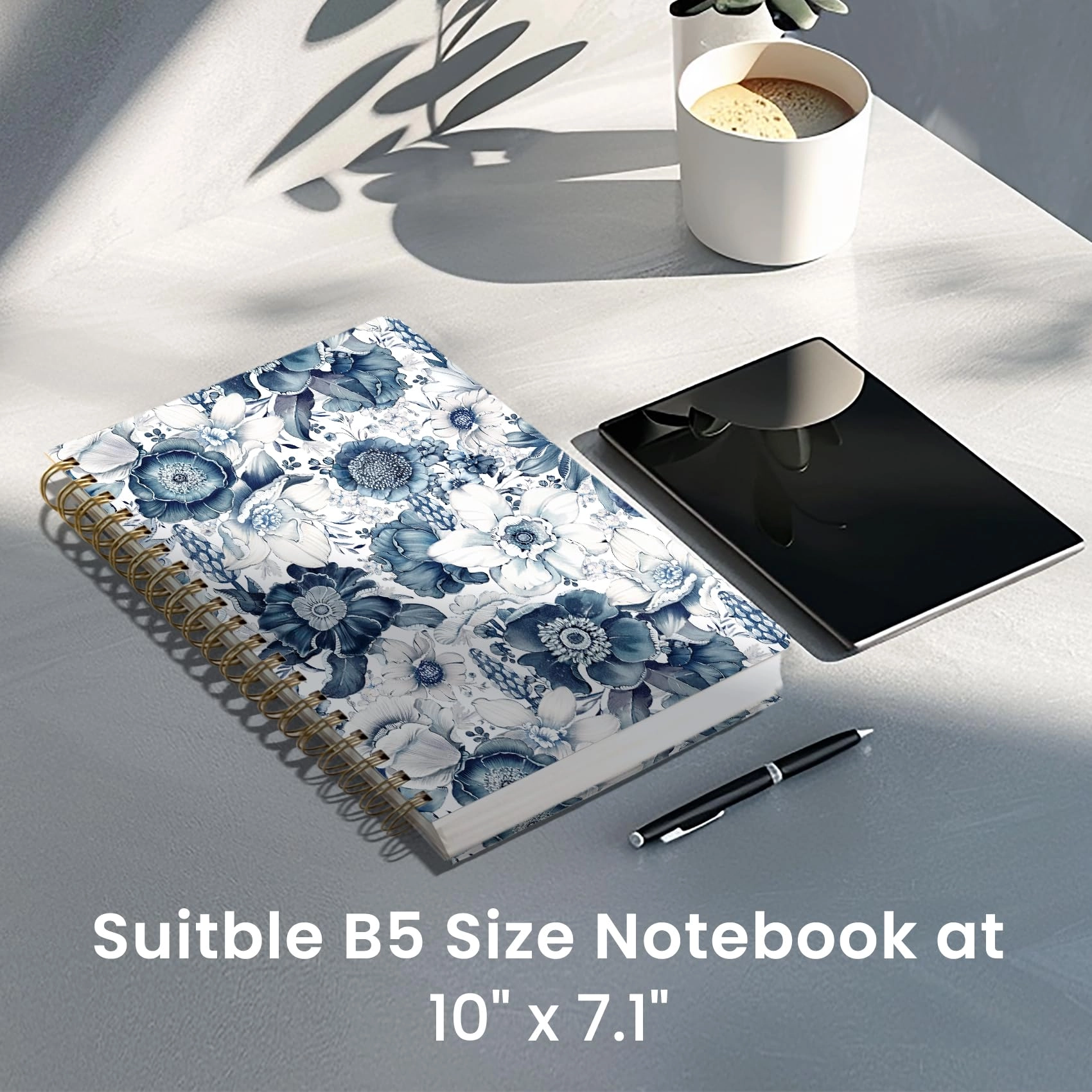 Spiral Notebook B5 Spiral - Lined 300 Pages