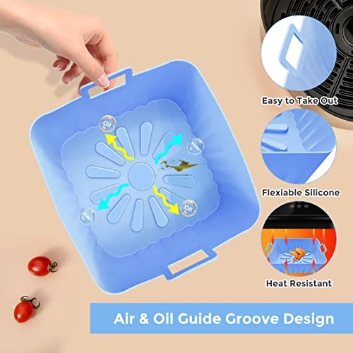 Square Air Fryer Liners - Silicone 2 piece(s)