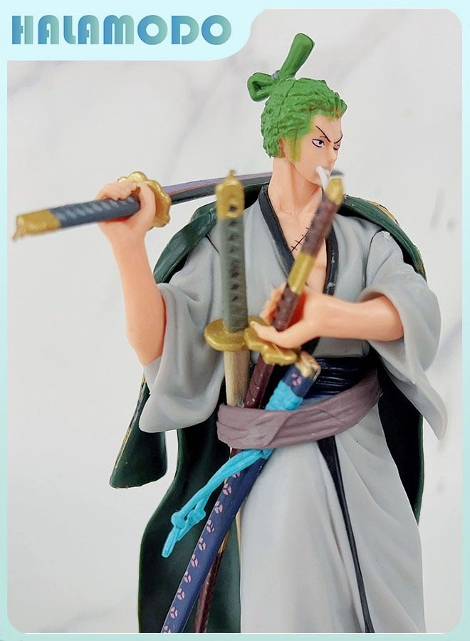 Zoro - One Piece - Samurai Costume Figure Desktop Decoration (QQ0257)