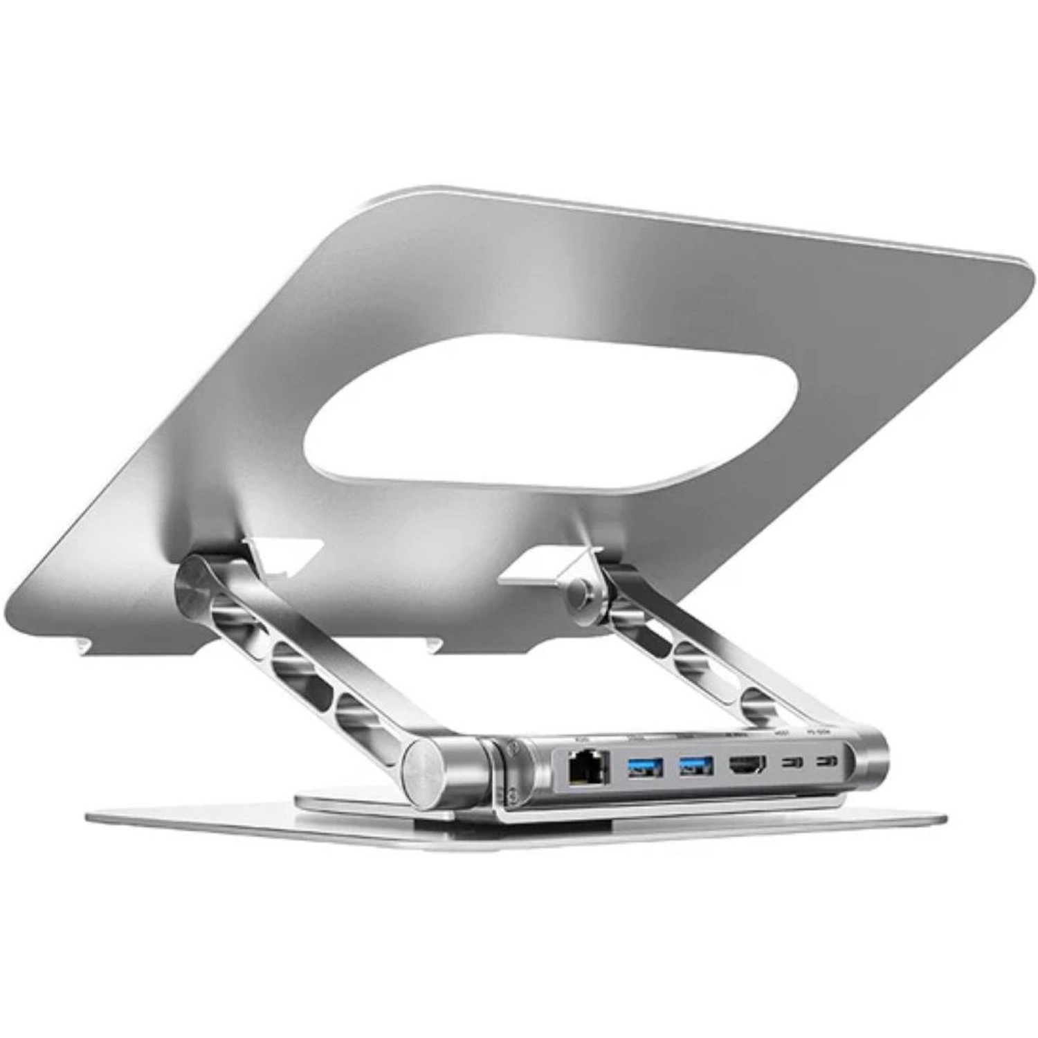 7-in-1 USB-C Foldable Laptop Stand - 100W Power Delivery 4K@60Hz HDMI