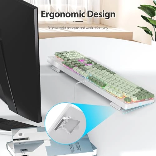 Mechanical Gaming Keyboard - QWERTY Wired