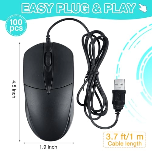 Wired USB Computer Mouse - USB