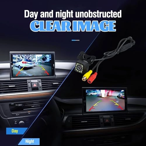 Reversing Camera - 12-LED IR Night Vision 6M RCA video input cable High Resolution