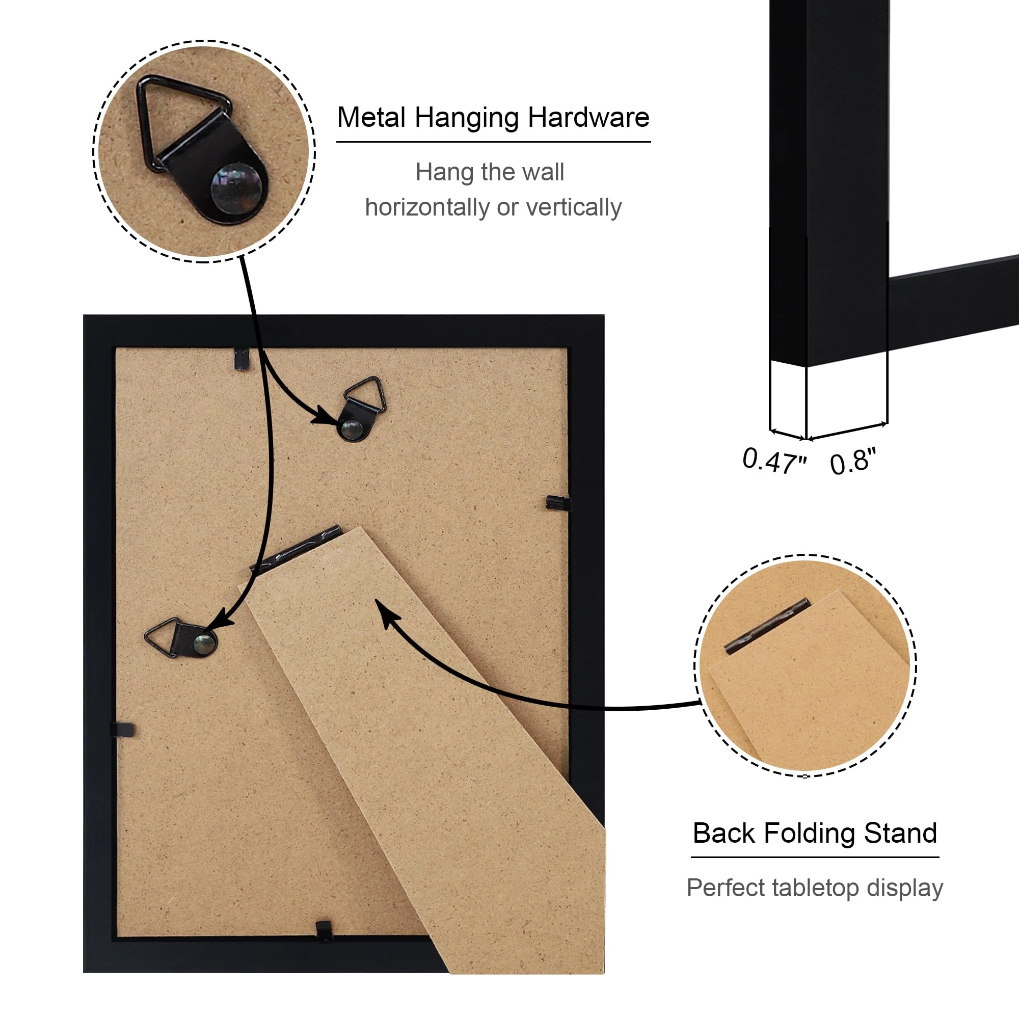 Picture Frame - 6x8 4Pack