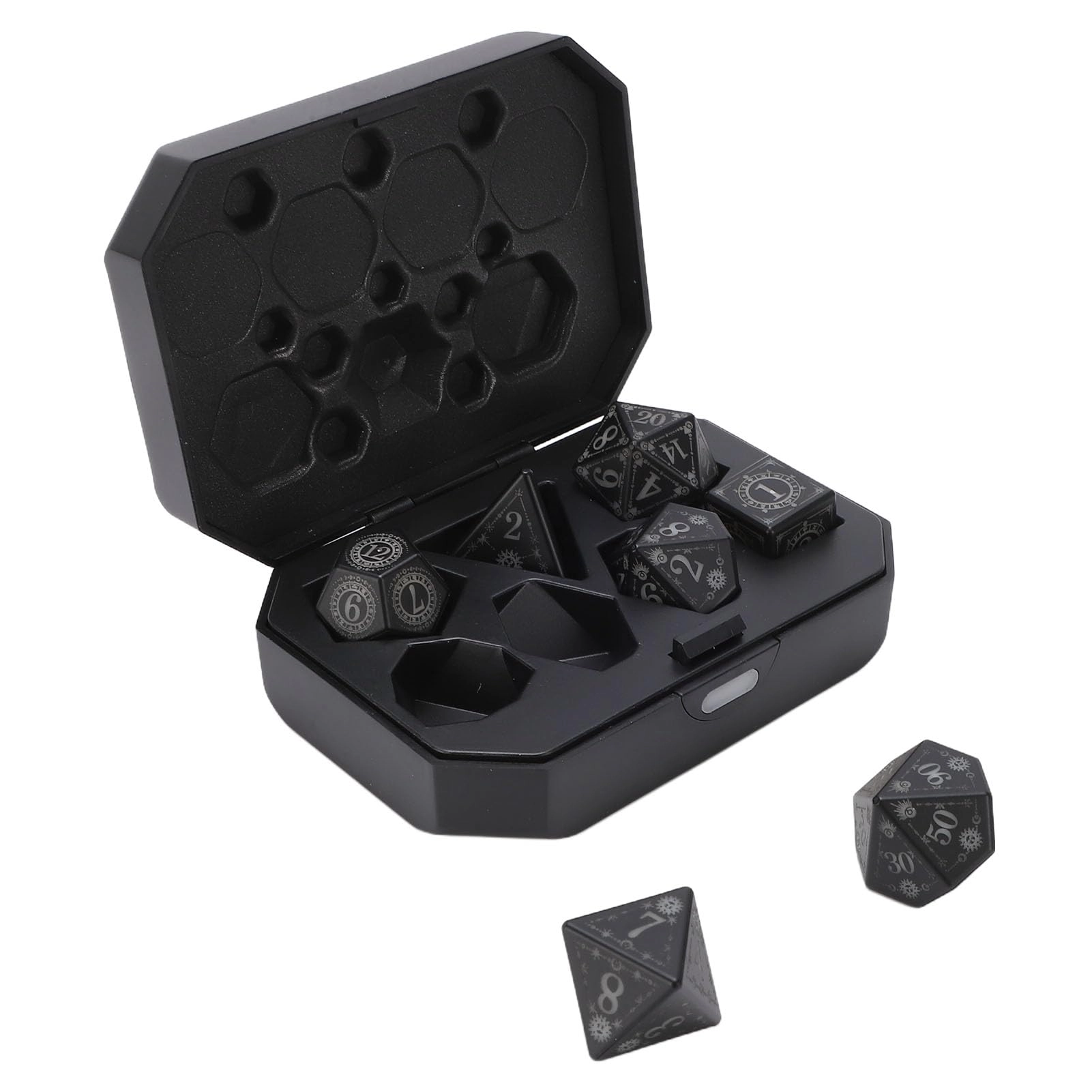 Yusat Luminous Dice Set - 7 pcs