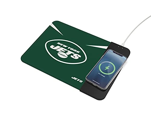 NFL Wireless Charging Mouse Pad - 22.86x9.91 cm