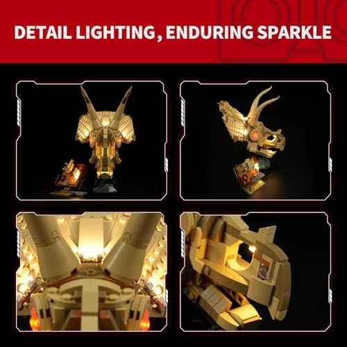 Light Kit for Lego-10363 Leonardo da Vinci's Flying Machine - 2.0 Red