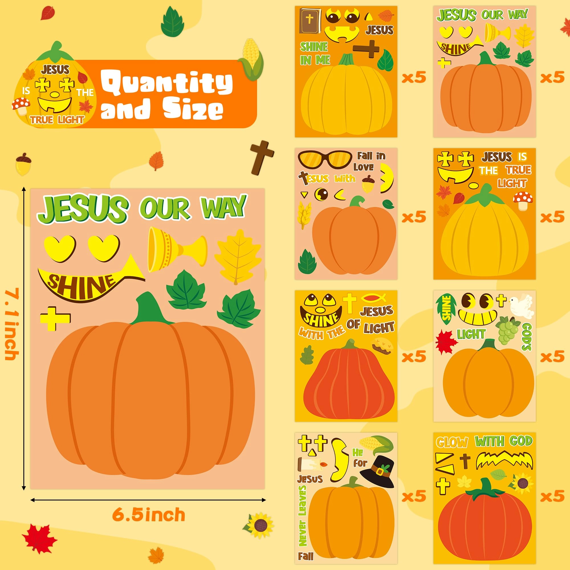 Thanksgiving Sticker Book 40 pcs