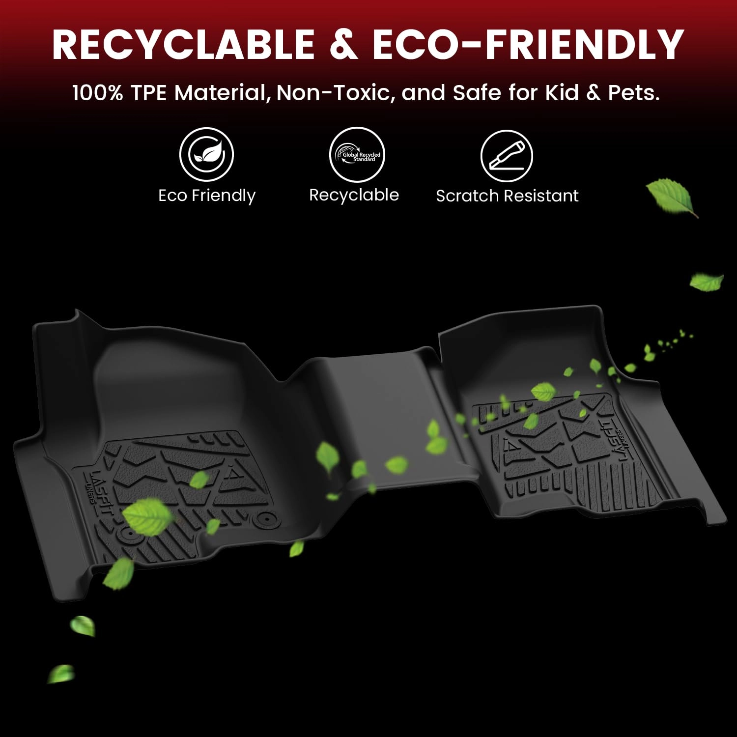 Floor Mats - Fit for Silverado/Sierra 1500/2500HD/3500HD 2019-2026 Double Cab/Bench