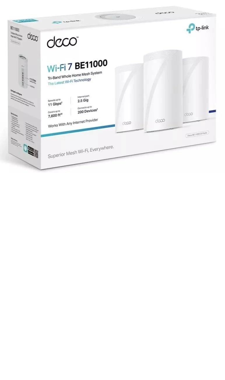 TP-Link Deco BE11000 - Wi-Fi 7 3-Pack
