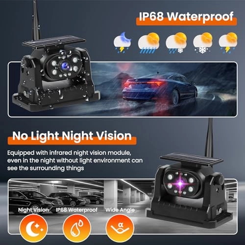Wireless Backup Camera - Night vision WiFi 1080P