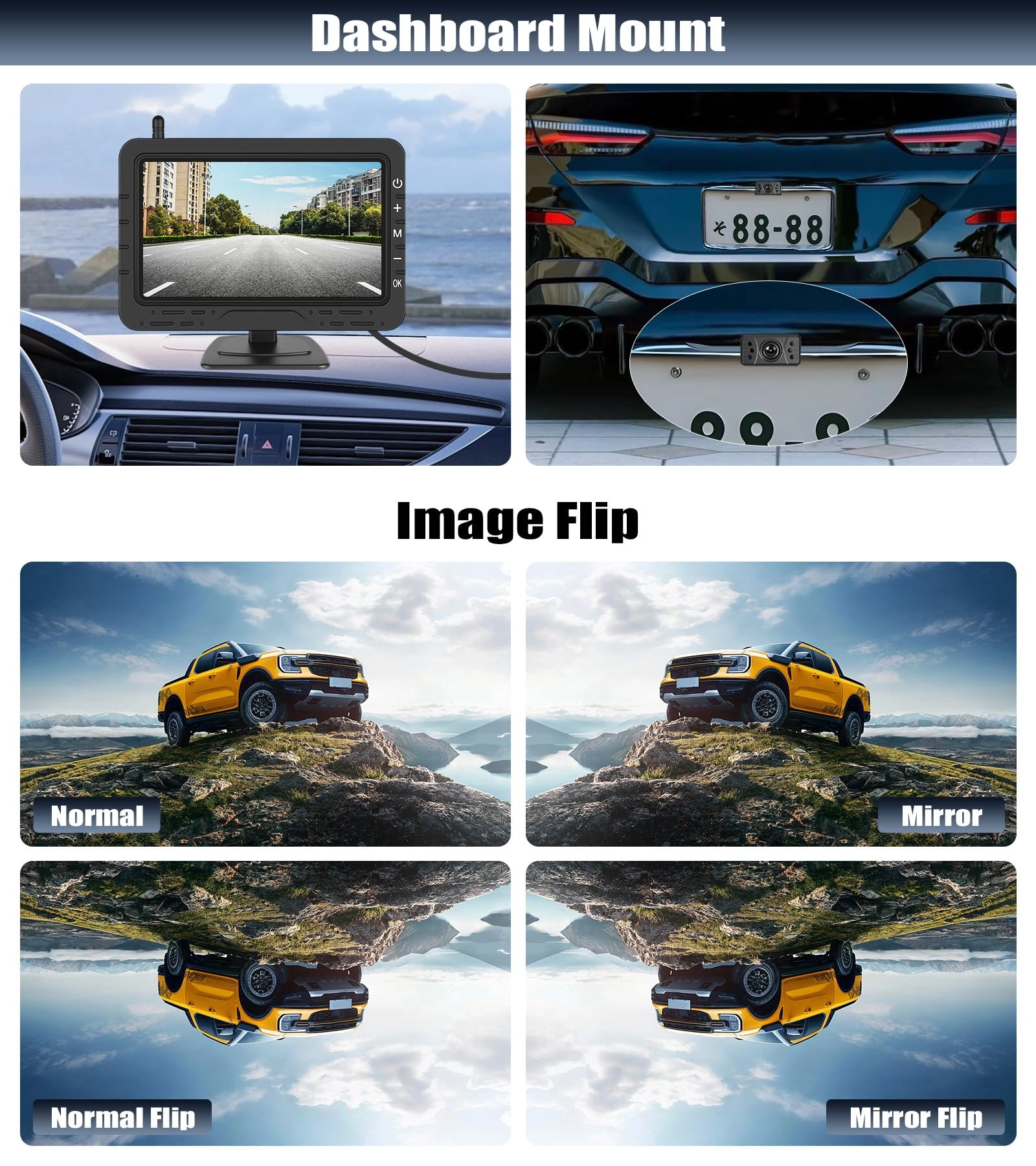 Wireless Reversing Camera - Night vision Wireless 1080P