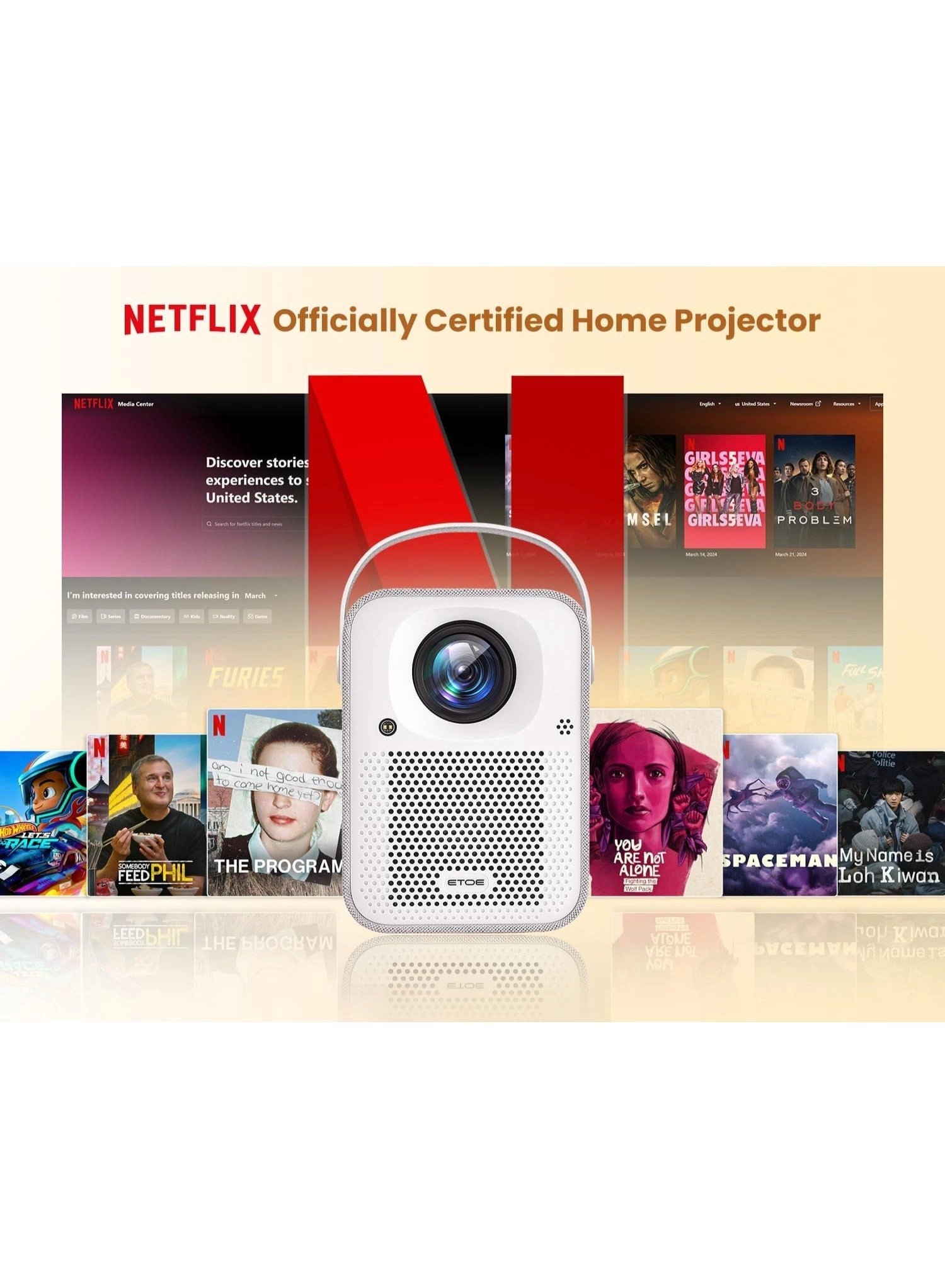 Seal Projector - 500 ANSI Lumens 4K