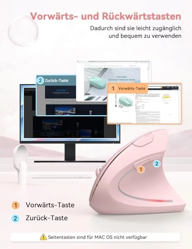 Wireless Vertical Mouse - USB