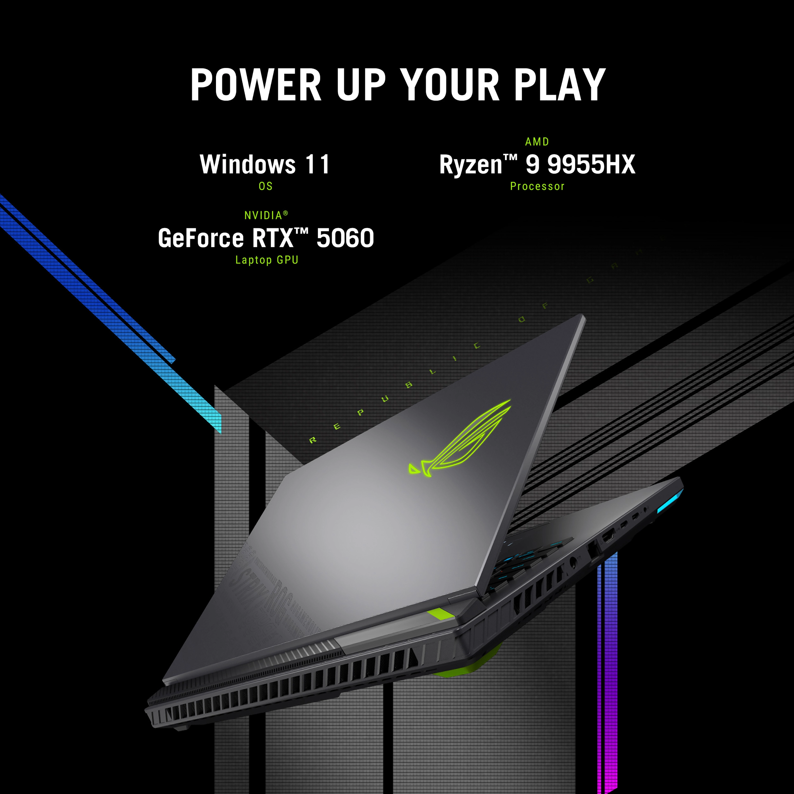 ROG Strix G16 - 16'' Ryzen 9-9955HX 32GB DDR5 2 TB SSD