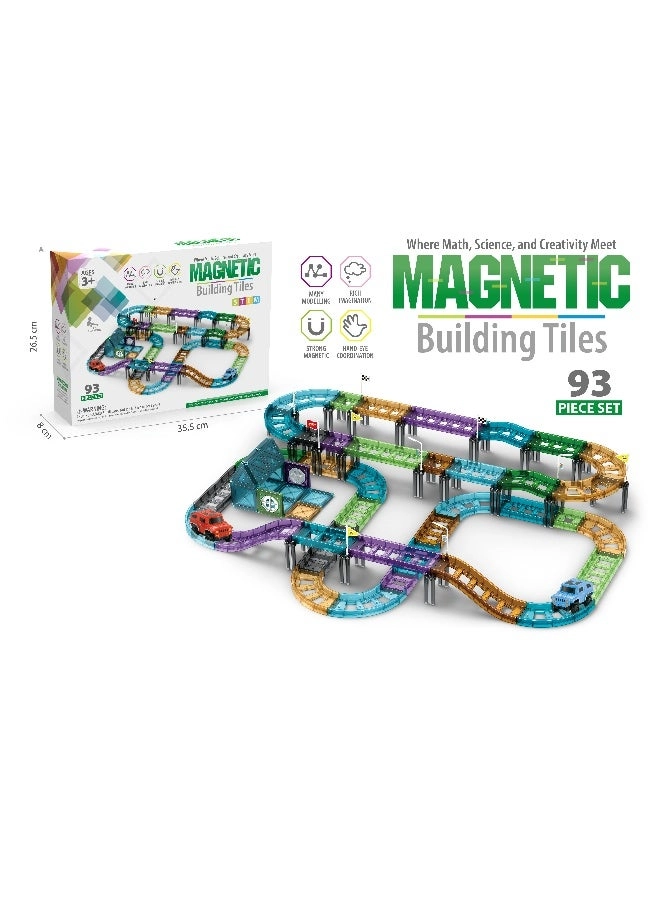 Magnetic Building Tiles Track Set (GD2205023)