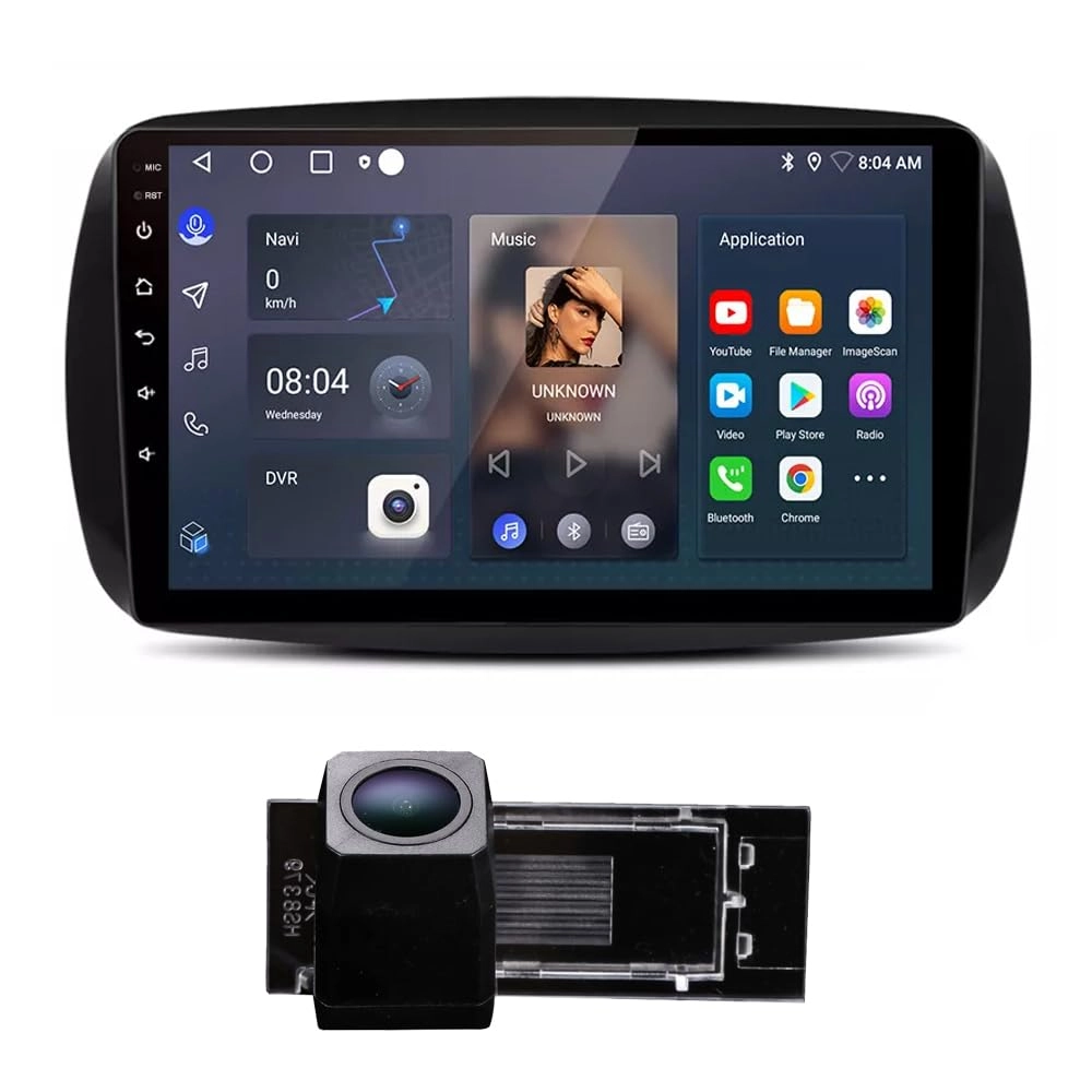 Navigator C + Camera 8379 - CarPlay Android GPS Navigation Compatible with Smart Fortwo Forfour 451 453