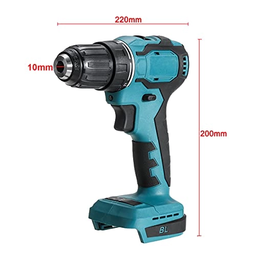 3 in 1 Electric Hammer Drill - Cordless 25+3 N.m 10mm